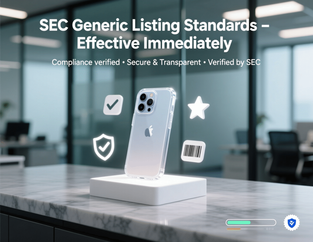 “SEC approves generic listing standards for commodity-based trust shares”