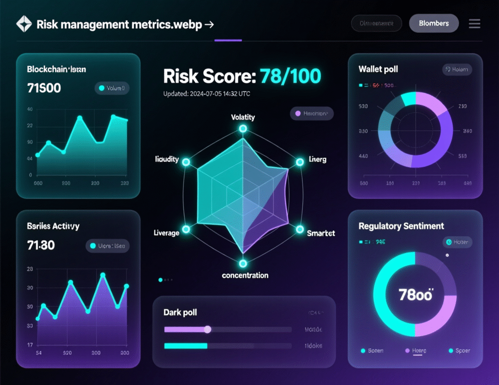 Crypto Portfolio Management Tips 4 “Portfolio risk metrics including volatility, max drawdown, Sharpe, and hit-rate.”