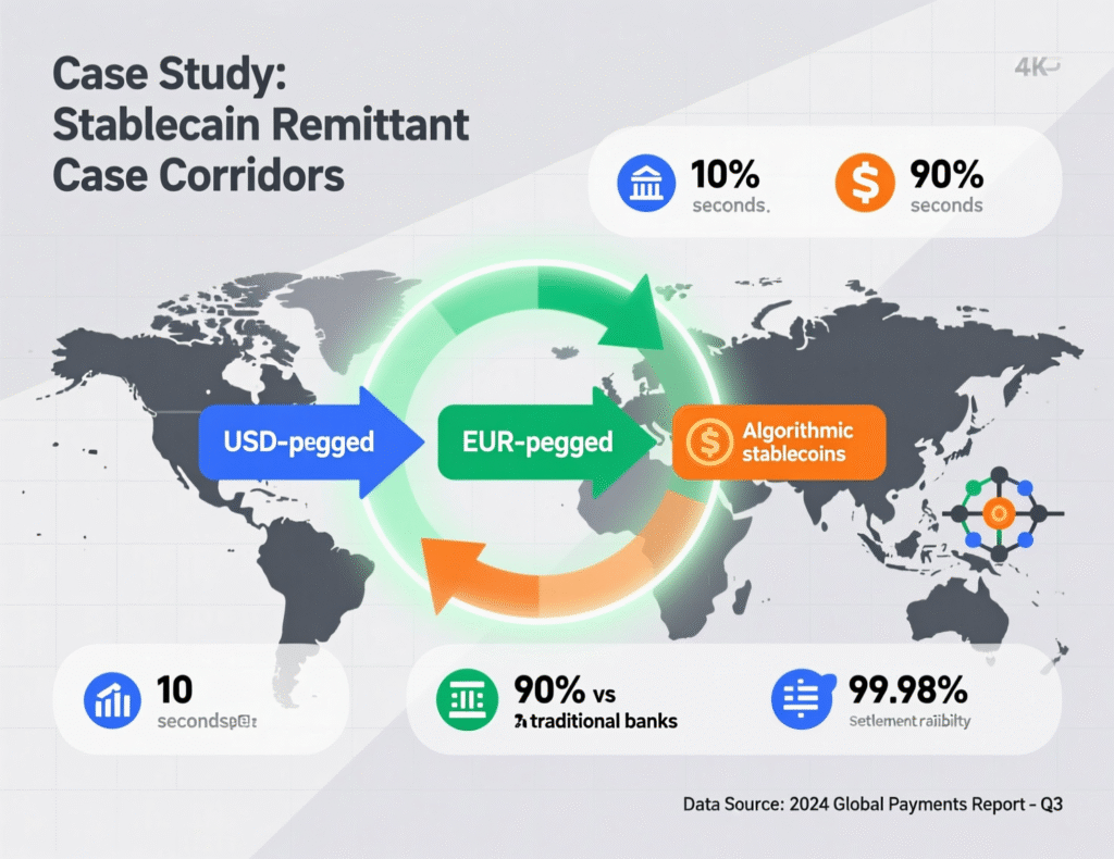 Cross-Border Payments via Stablecoins 5 Visual snapshot of Visa, PayPal PYUSD and MoneyGram corridors.
