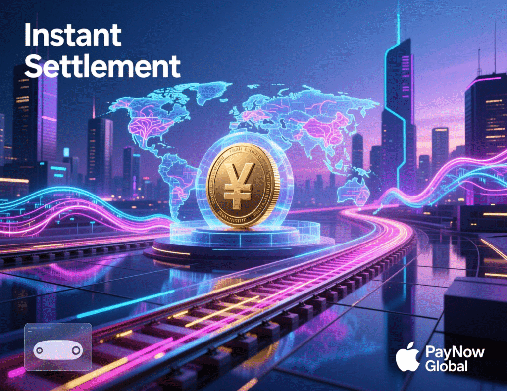 Illustration of instant cross-border payment flow