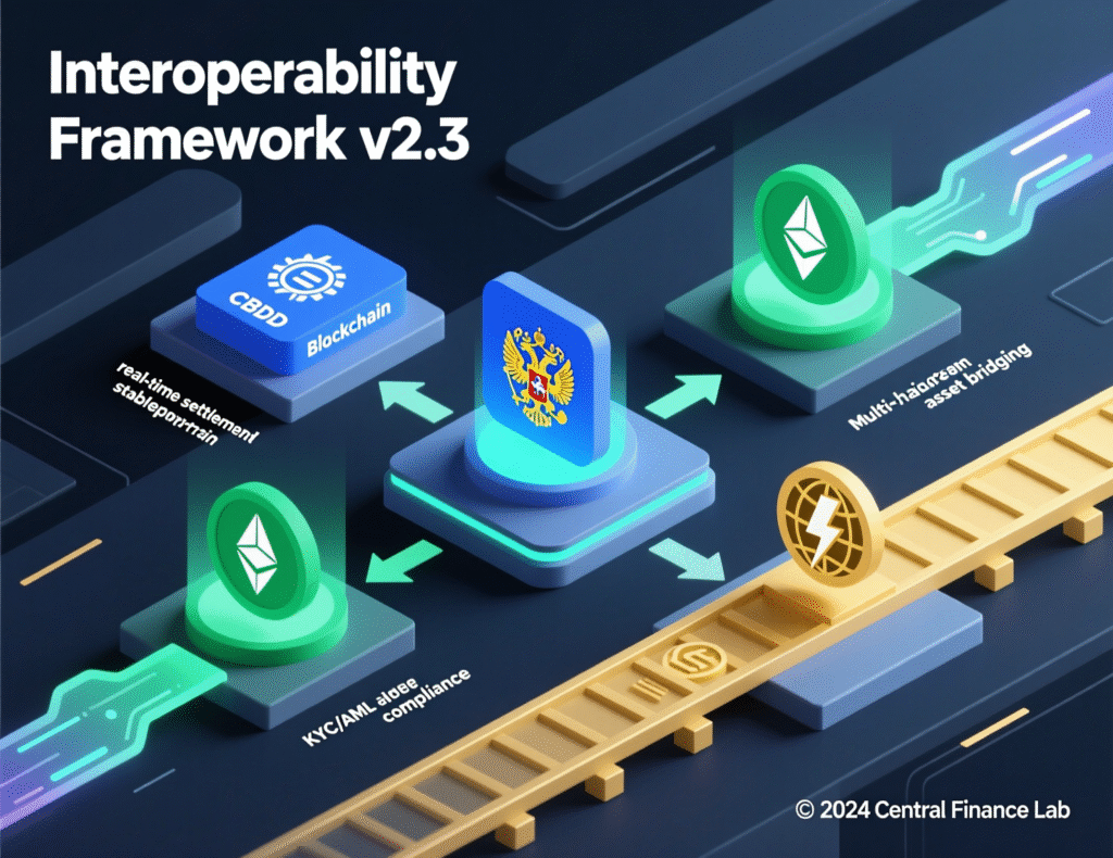 Diagram showing CBDC, tokenised deposits and stablecoin links