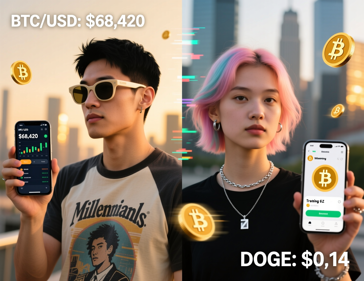 Crypto for Millennials vs Gen Z