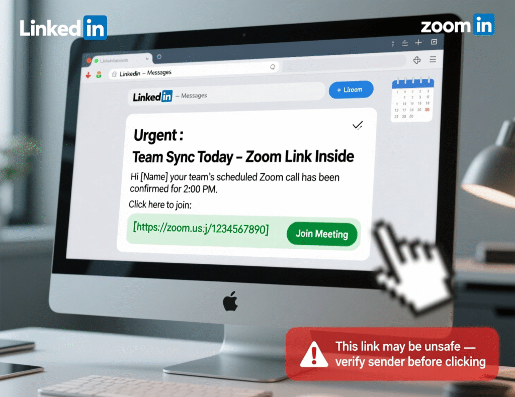 Bug Bounties Hit Limits as AI Puts Crypto Hackers on Equal Footing 3 “Flow of LinkedIn-to-Zoom phishing leading to malware prompt”
