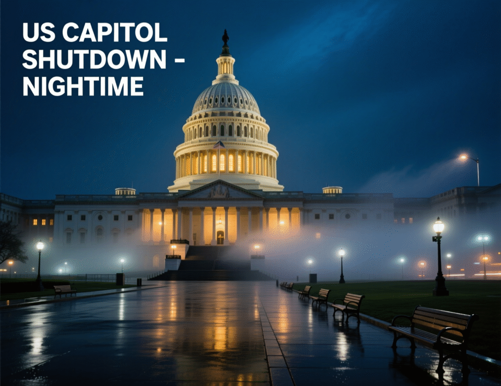 “U.S. Capitol during government shutdown”