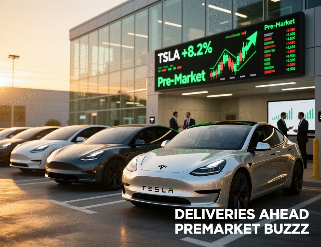 S&P 500, Nasdaq futures climb on renewed rate-cut optimism 3 “Tesla vehicles as investors await quarterly deliveries”