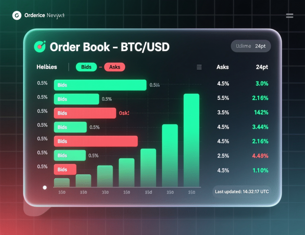 “Microstructure features (spread, depth, imbalance) used in AI-driven crypto trading models.”