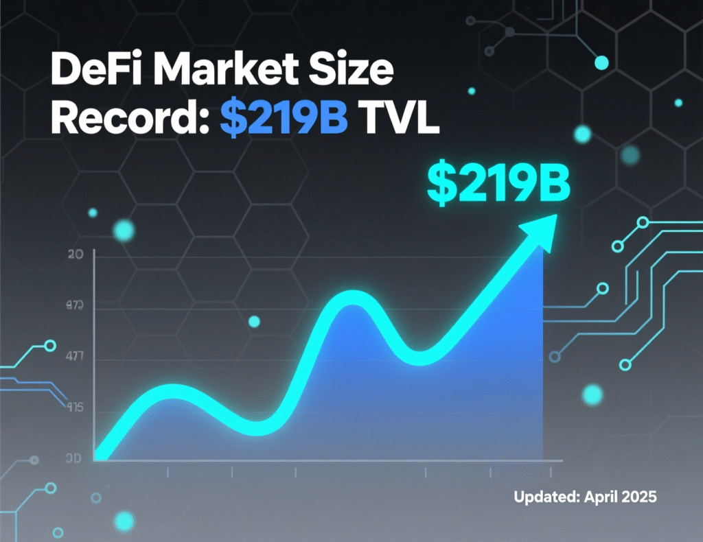 AAVE Breaks Resistance as DeFi Market Hits Record $219B Size 2 DeFi market size reaches record ~$219B across protocols