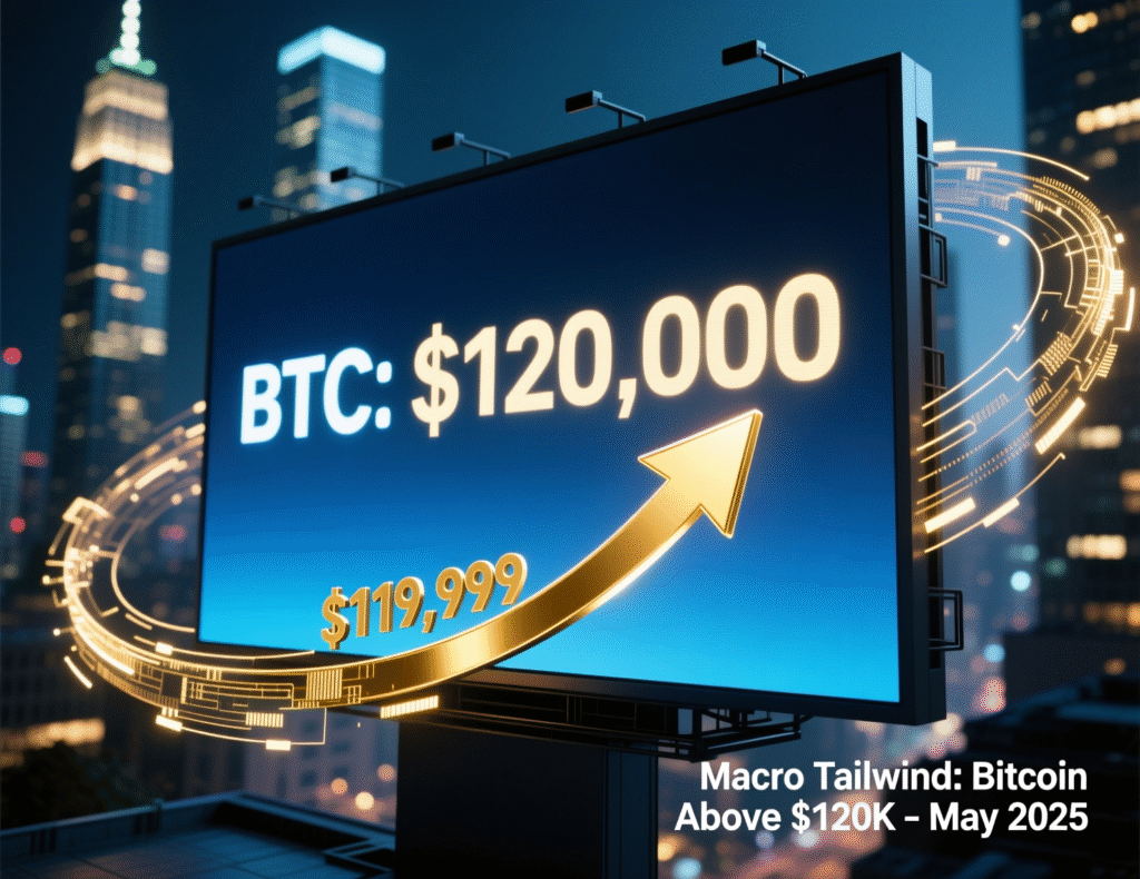 AAVE Breaks Resistance as DeFi Market Hits Record $219B Size 3 Bitcoin trades above $120K, supporting DeFi risk