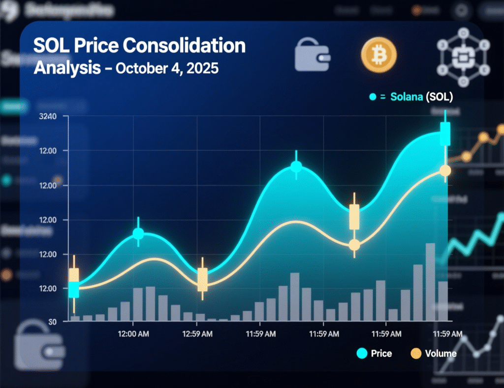 SOL price consolidating between $228 and $237 with support break
