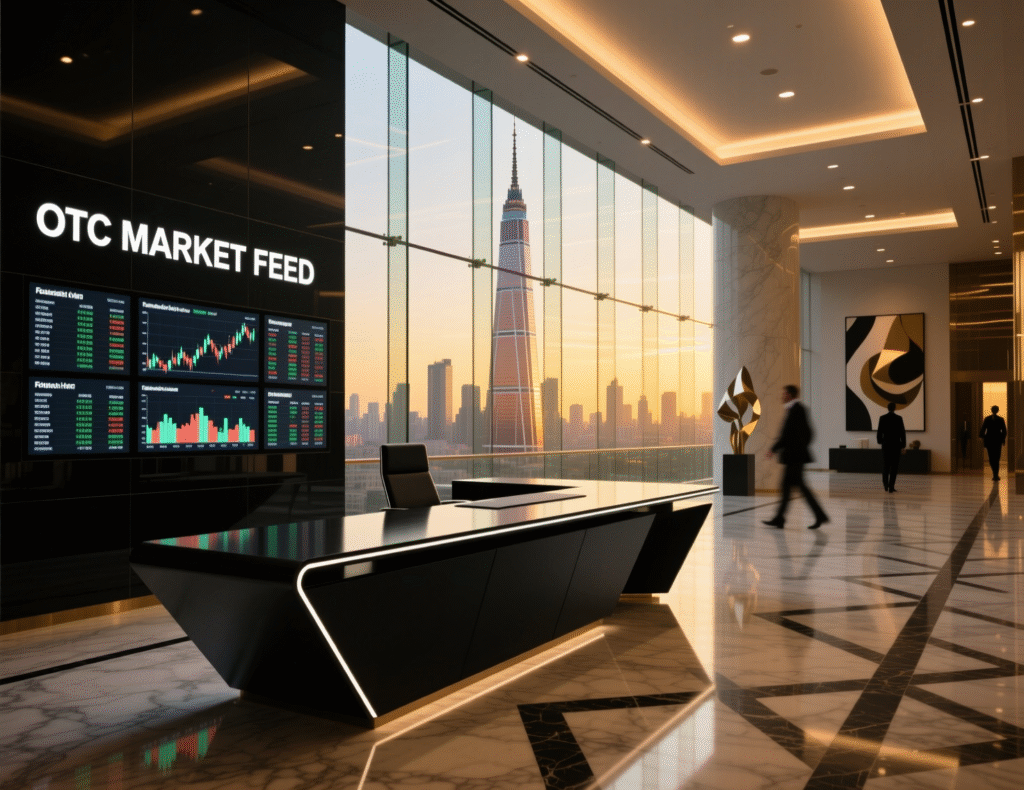 Moscow Federation Tower exterior, site of reported OTC operations