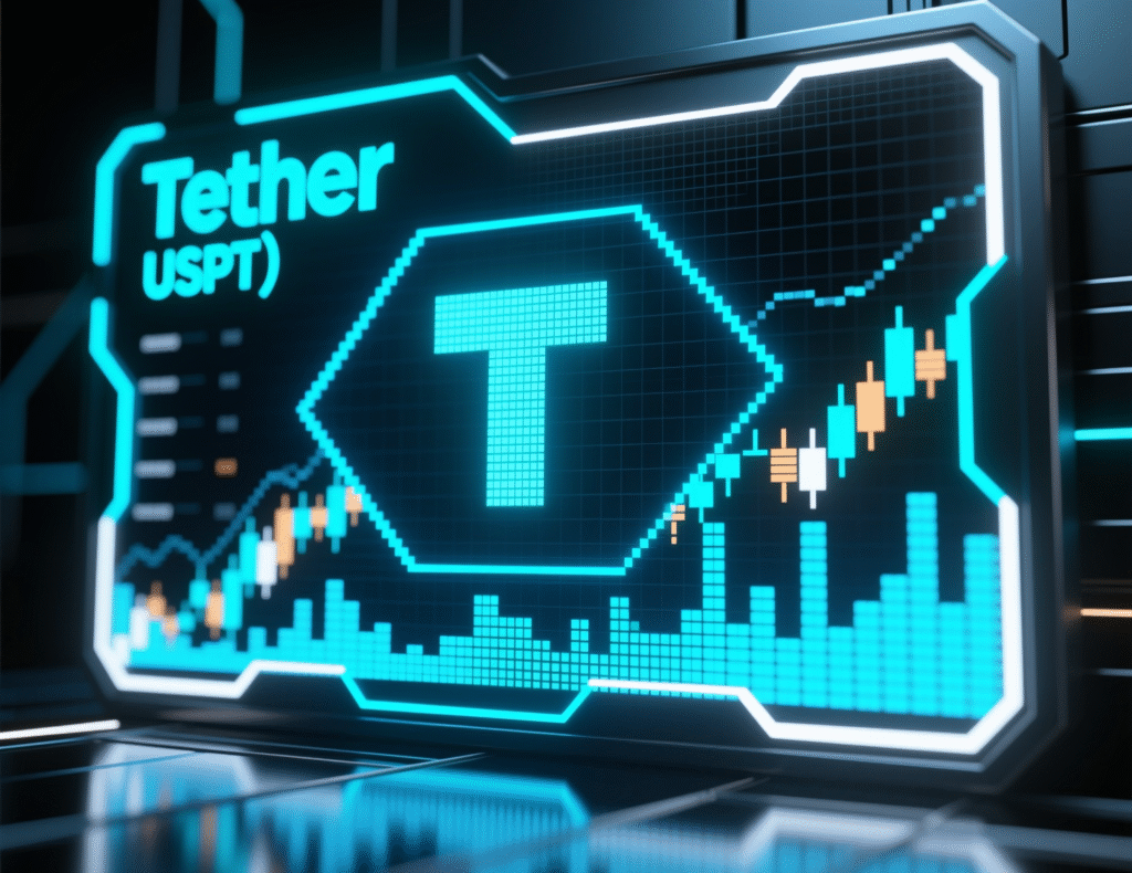 Tether token illustration symbolizing investor stake in Juventus