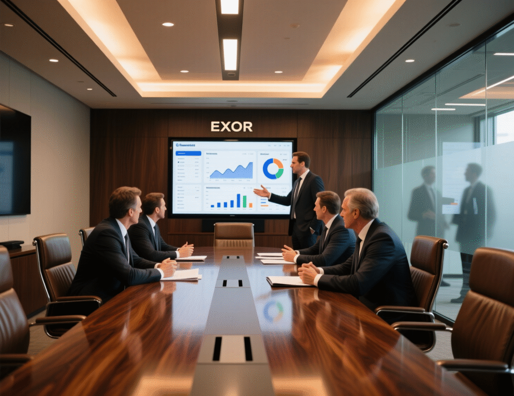 Exor headquarters building representing majority shareholder role