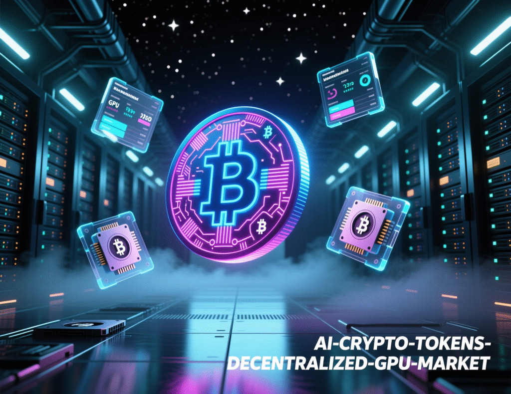 AI + Crypto 2 “How AI crypto tokens price decentralized GPU compute across providers and buyers.”