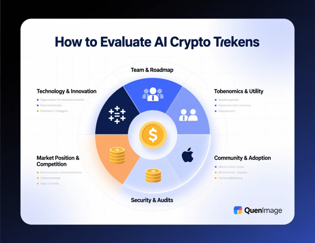AI + Crypto 5 “Checklist to evaluate AI crypto tokens by usage, fees, and SDK quality.”