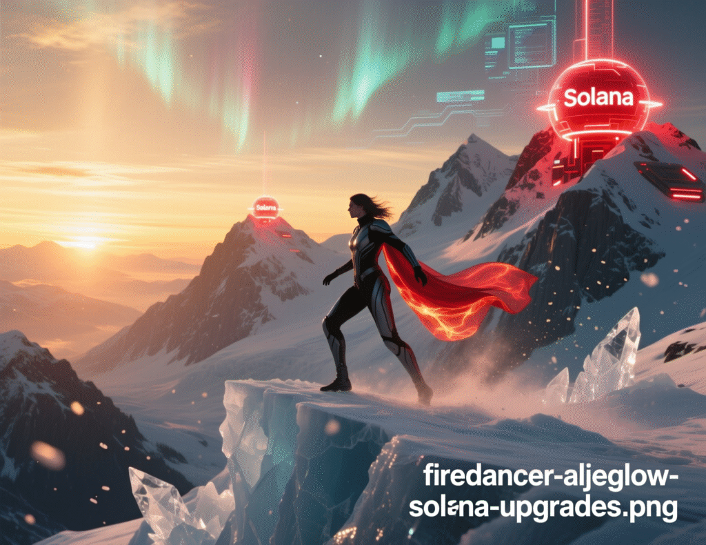 Diagram of Solana’s Firedancer and Alpenglow upgrade path