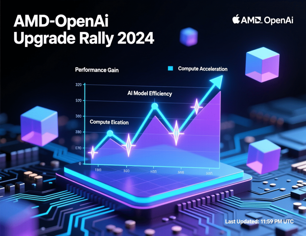 AMD share price chart after OpenAI supply deal news