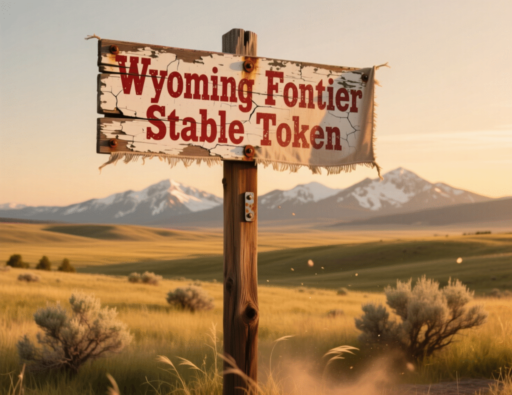 Wyoming Frontier Stable Token (FRNT) illustrative graphic