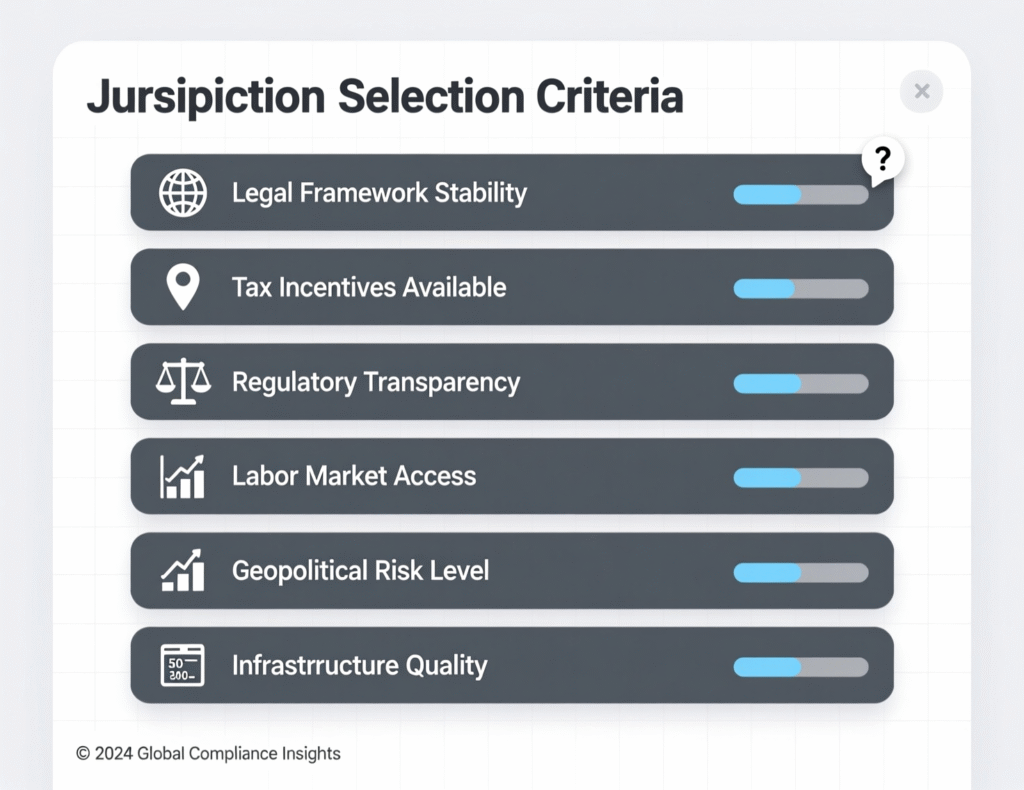 Emerging Crypto Hubs 5 “Step-by-step checklist to choose a crypto jurisdiction”