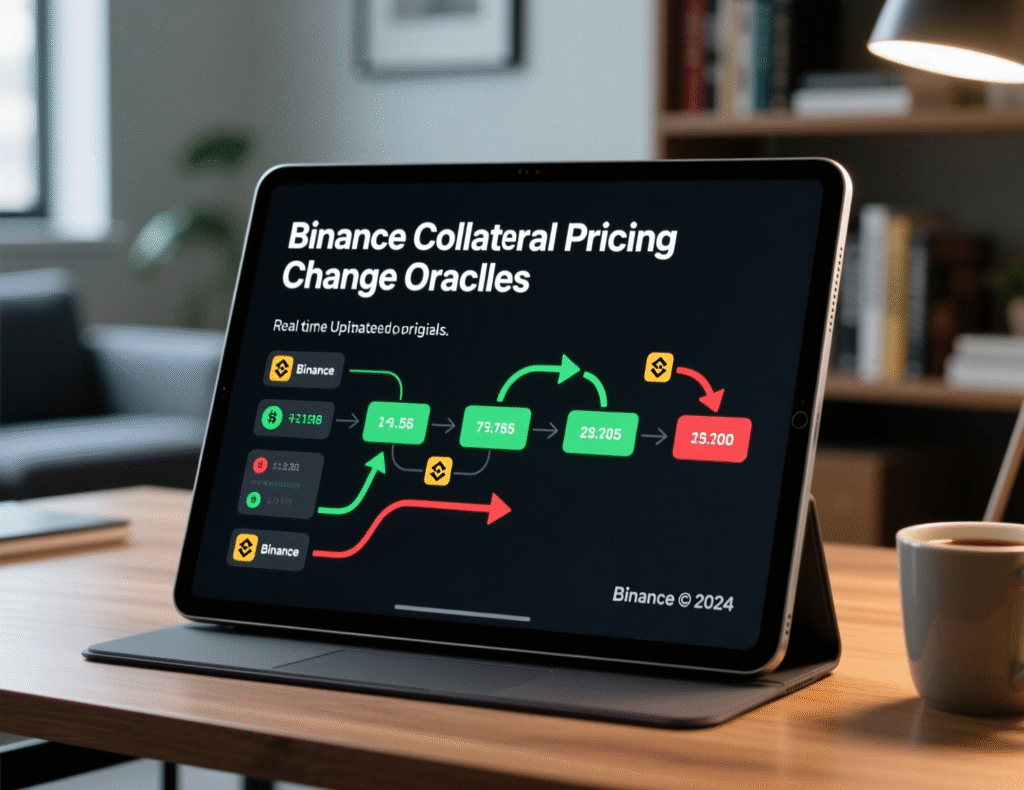 Illustration of Binance margin collateral and oracle pricing