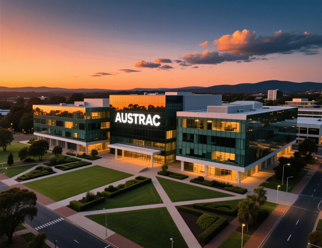 Australia's Government Proposes New Powers for AUSTRAC to Restrict Crypto ATMs 3 AUSTRAC building entrance in Canberra