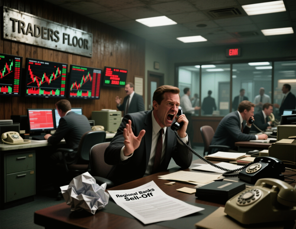 Bitcoin's Plunge Below $105,000 Sends Crypto Market Cap to Lowest Level Since July 2 “Traders watch U.S. regional bank stocks during sell-off”