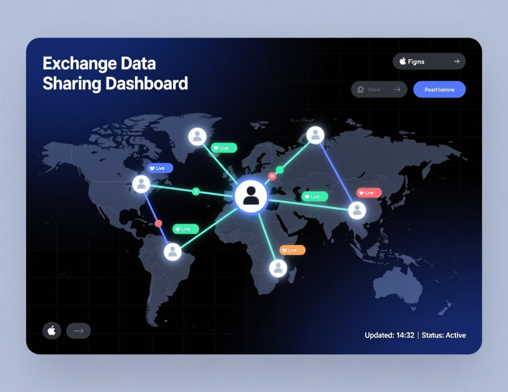 UK tax authority doubles crypto warning letters in crackdown on unpaid gains 3 “Illustration of crypto exchange data sharing with HMRC”