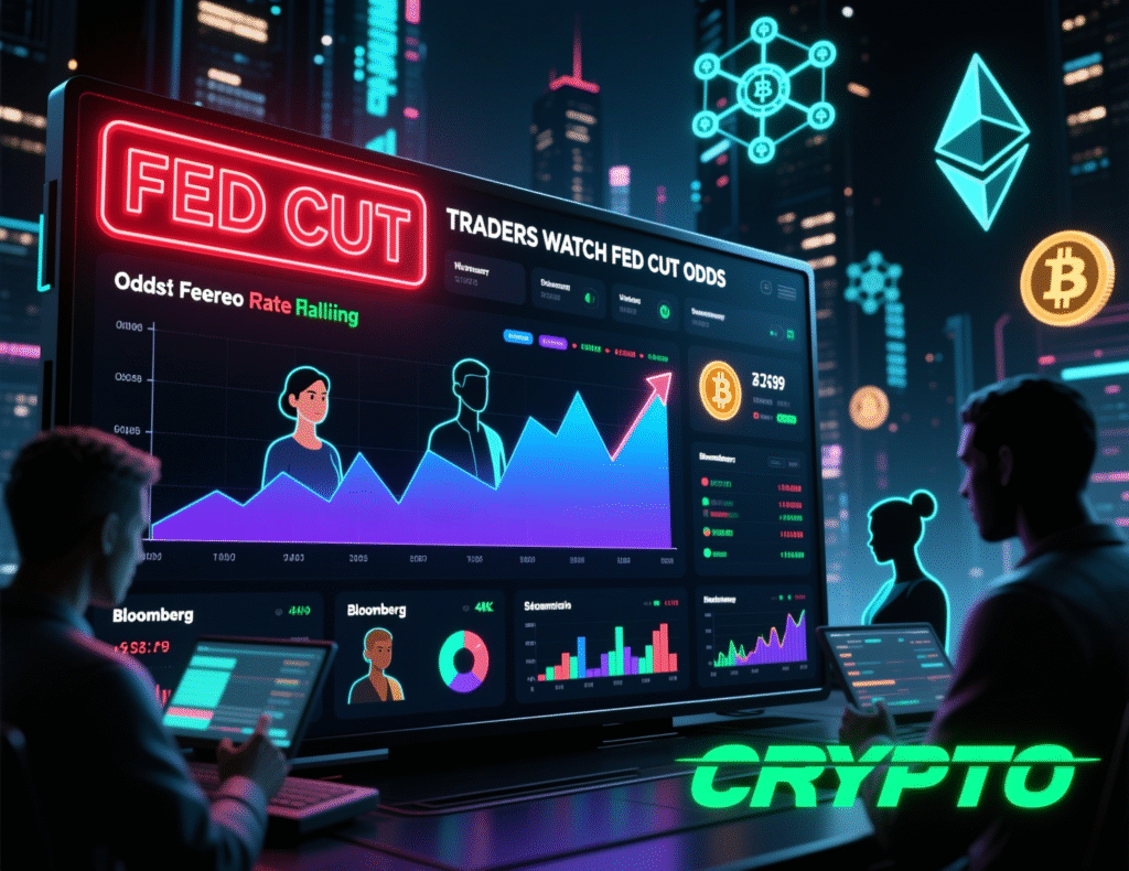 Crypto traders monitor Fed cut odds and yields