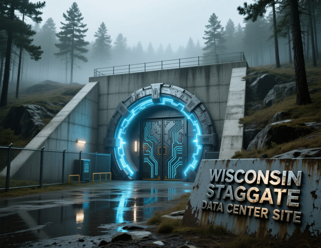 Proposed Wisconsin Stargate data center location and utilities