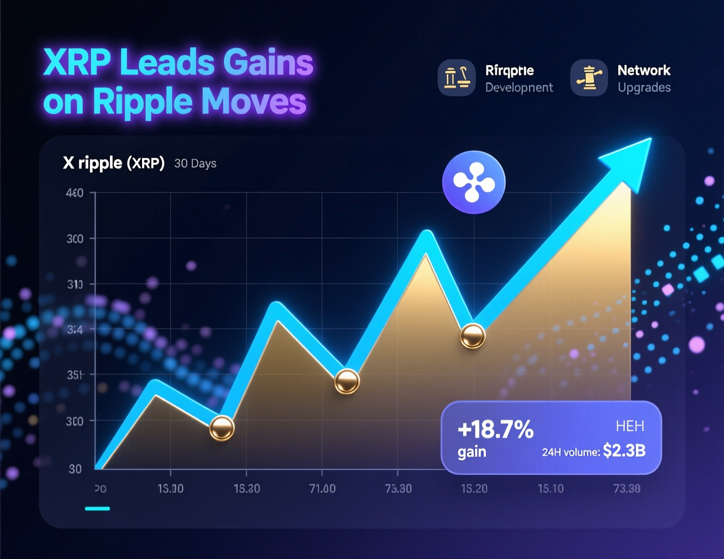 “XRP leads gains on Ripple moves chart with intraday performance”
