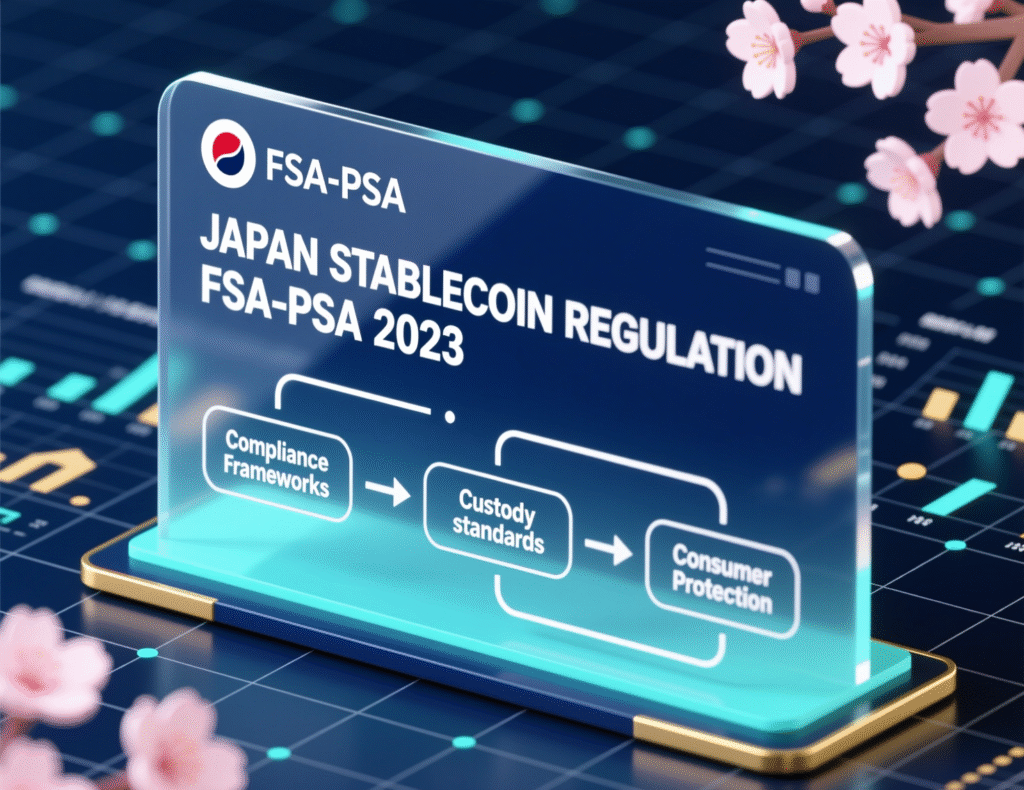 Diagram of Japan’s stablecoin rules under the PSA