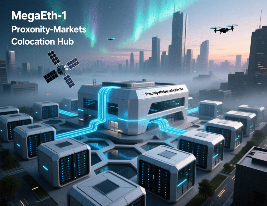 Illustration of proximity markets and low-latency access