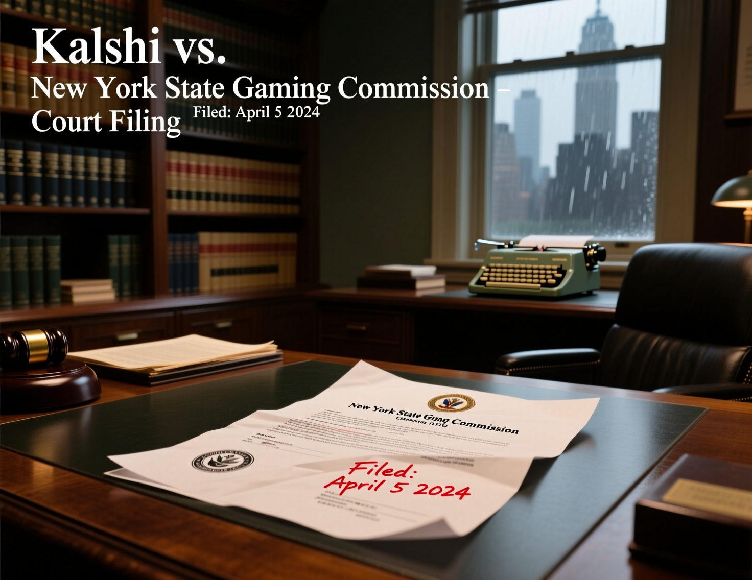 “Kalshi sues New York State Gaming Commission in Manhattan federal court”