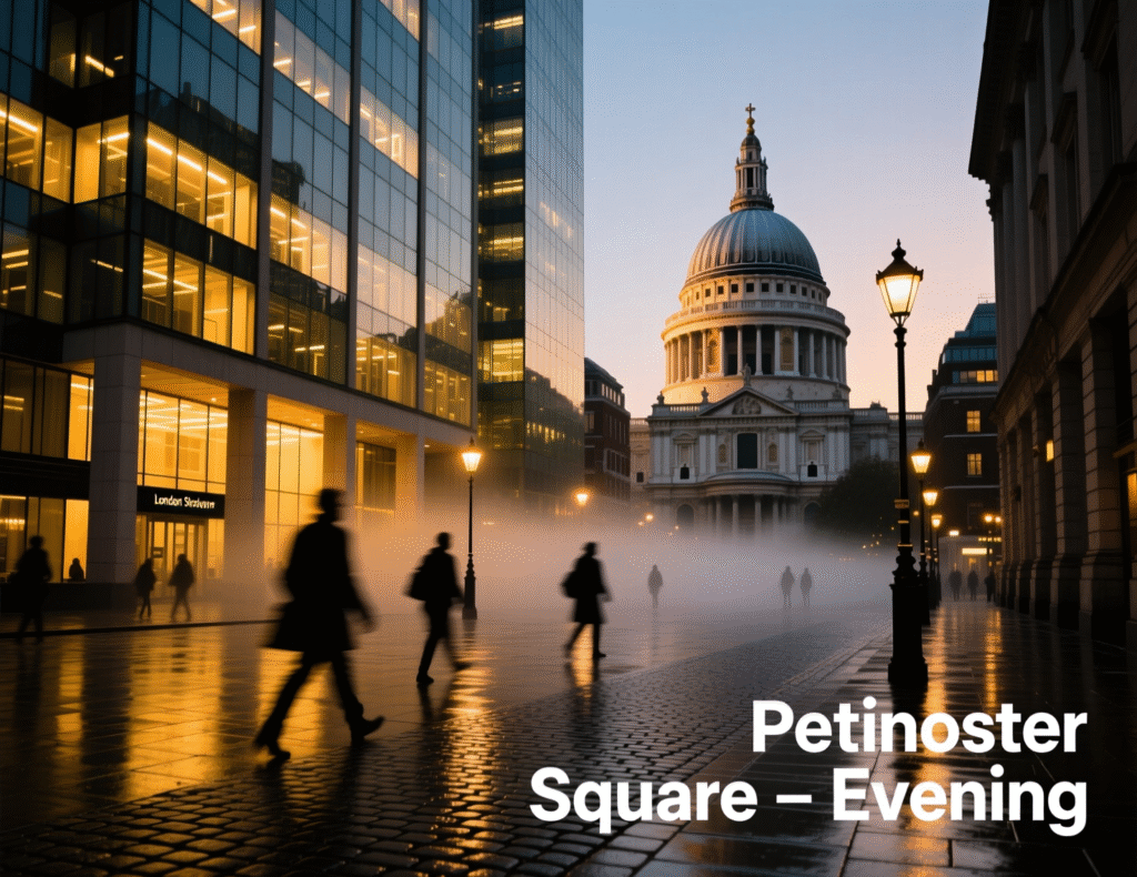 London Stock Exchange exterior at Paternoster Square