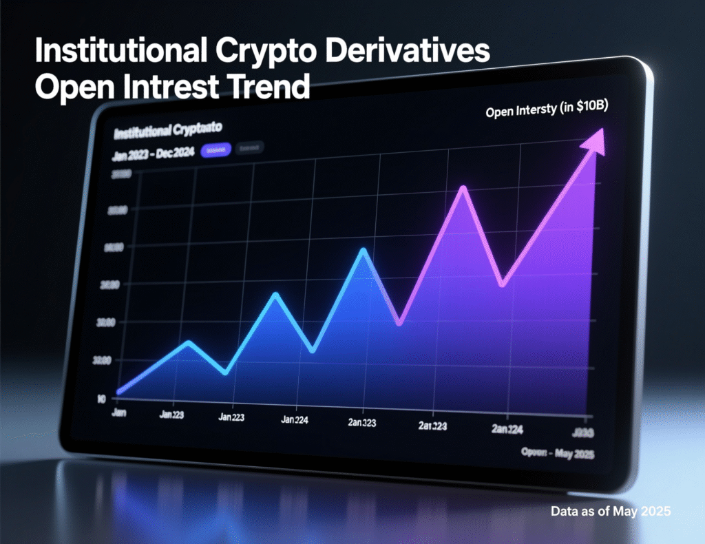 “Chart of rising open interest in altcoin futures”