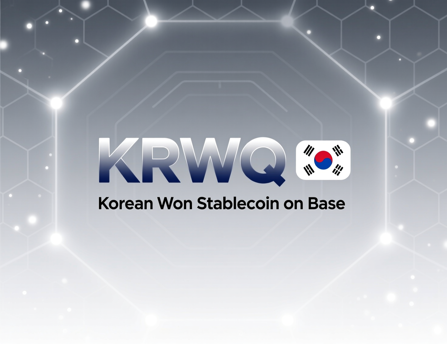 krwq-korean-won-stablecoin-on-base-launch.png “KRWQ Korean won stablecoin on Base” displayed on a Base L2 dashboard