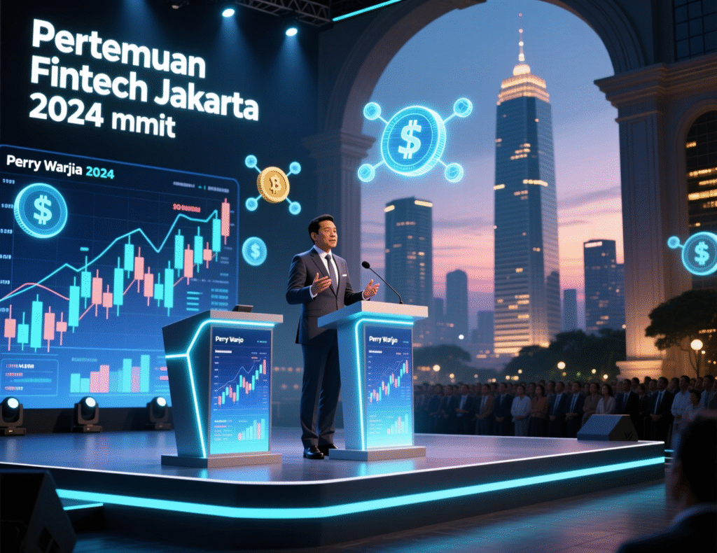 Indonesia’s digital rupiah CBDC to get ‘stablecoin’ companion backed by government bonds 2 “Perry Warjiyo on stage at a fintech summit in Jakarta”