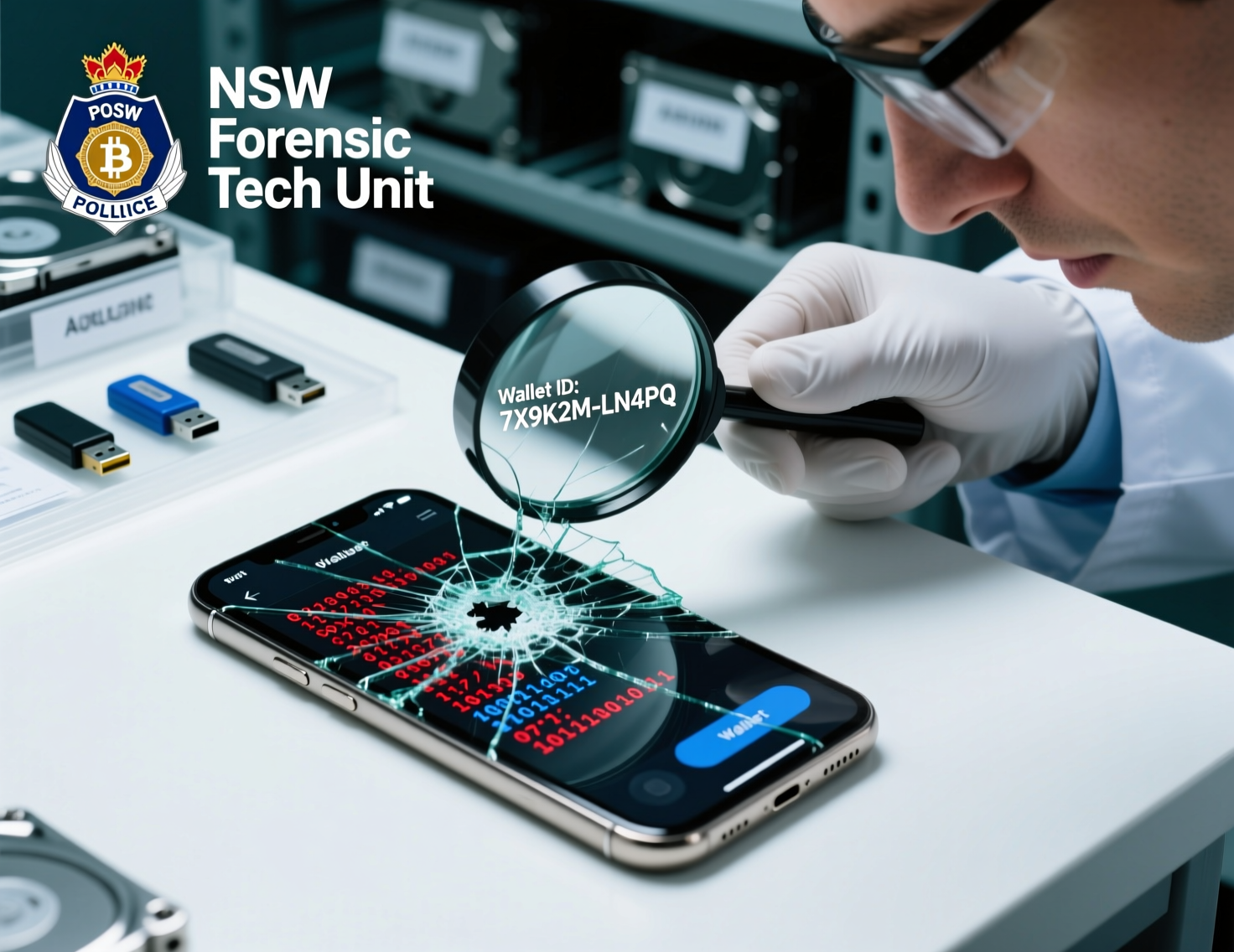 australian-police-crack-coded-crypto-wallet.jpg “Australian police crack coded crypto wallet” graphic with seed phrase overlay