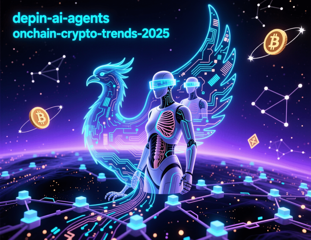 Top Crypto Trends Defining 2025 5 DePIN and AI agents transacting with stablecoins in crypto trends 2025.”