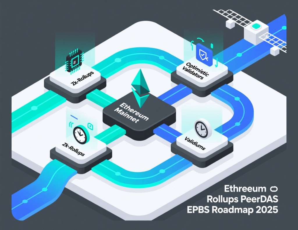 How the Ethereum vs Solana war ended quietly not with a bang but a whimper 2 Ethereum roadmap graphic highlighting PeerDAS and ePBS