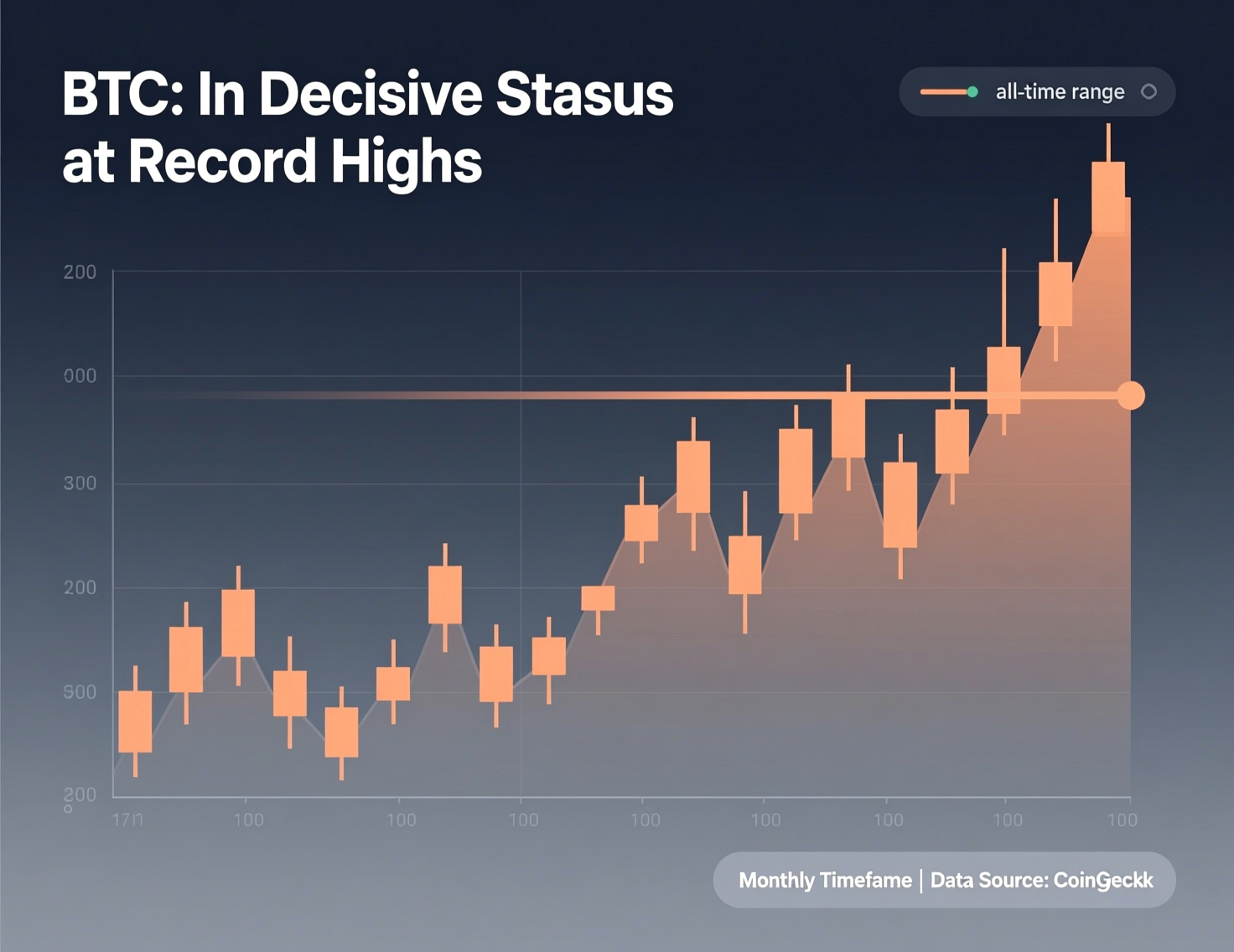 “BTC indecision at record highs on the October monthly candle”