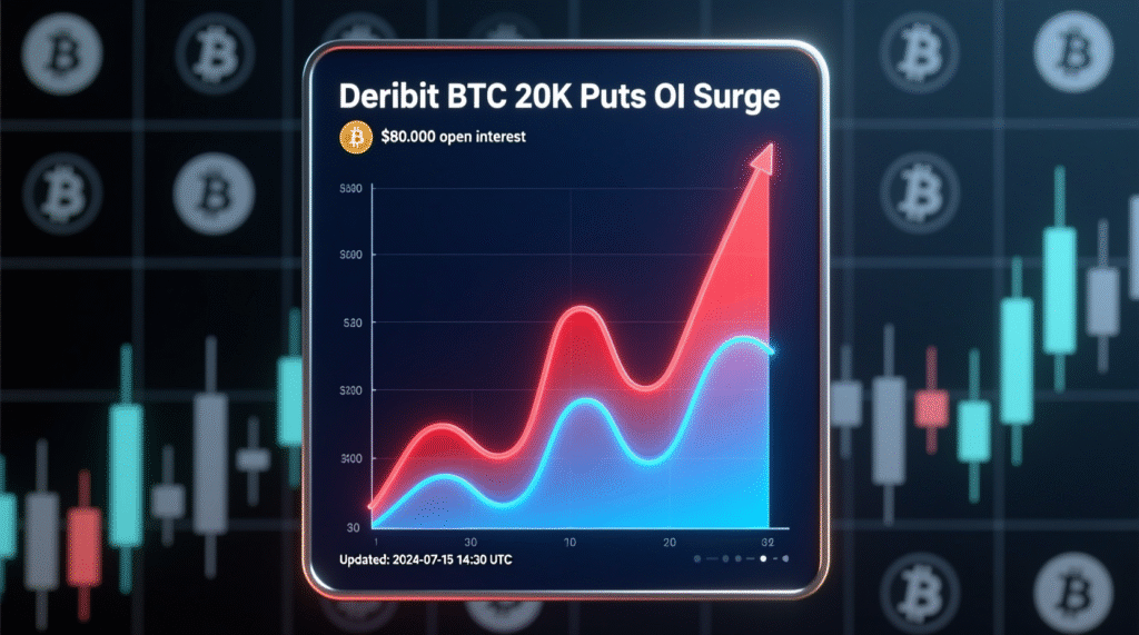 “Deribit open interest shows demand for BTC $80K puts”