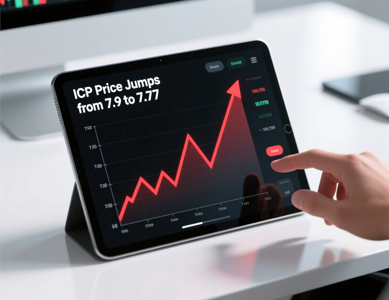 “ICP price jumps 7.9% to $7.77 on heavy volume”