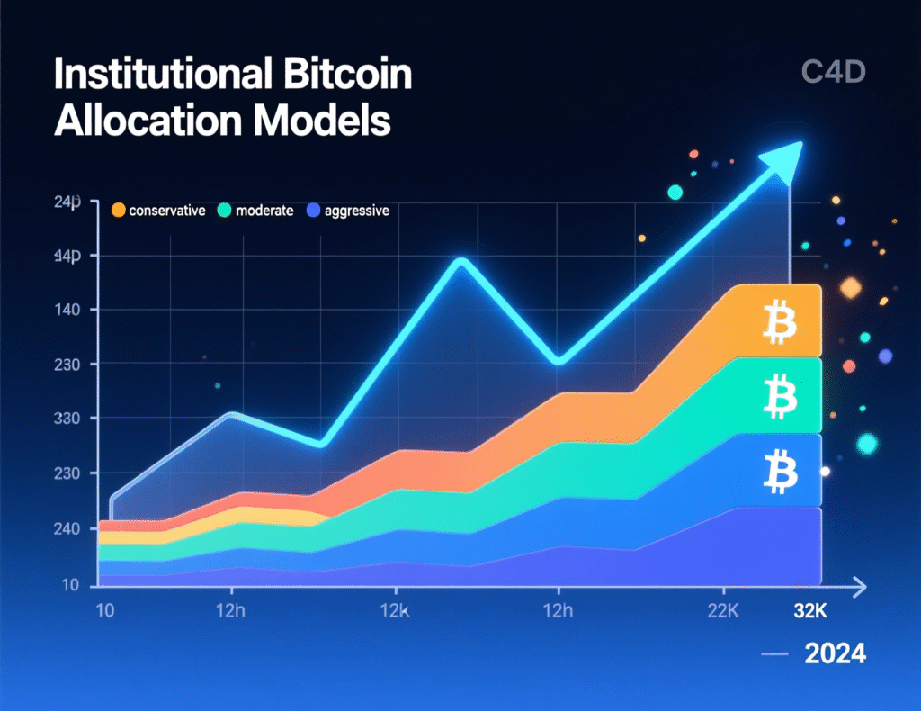“Sample institutional allocation bands for bitcoin and ether within a diversified portfolio.”