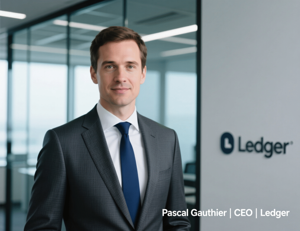 “Pascal Gauthier, CEO of Ledger”
