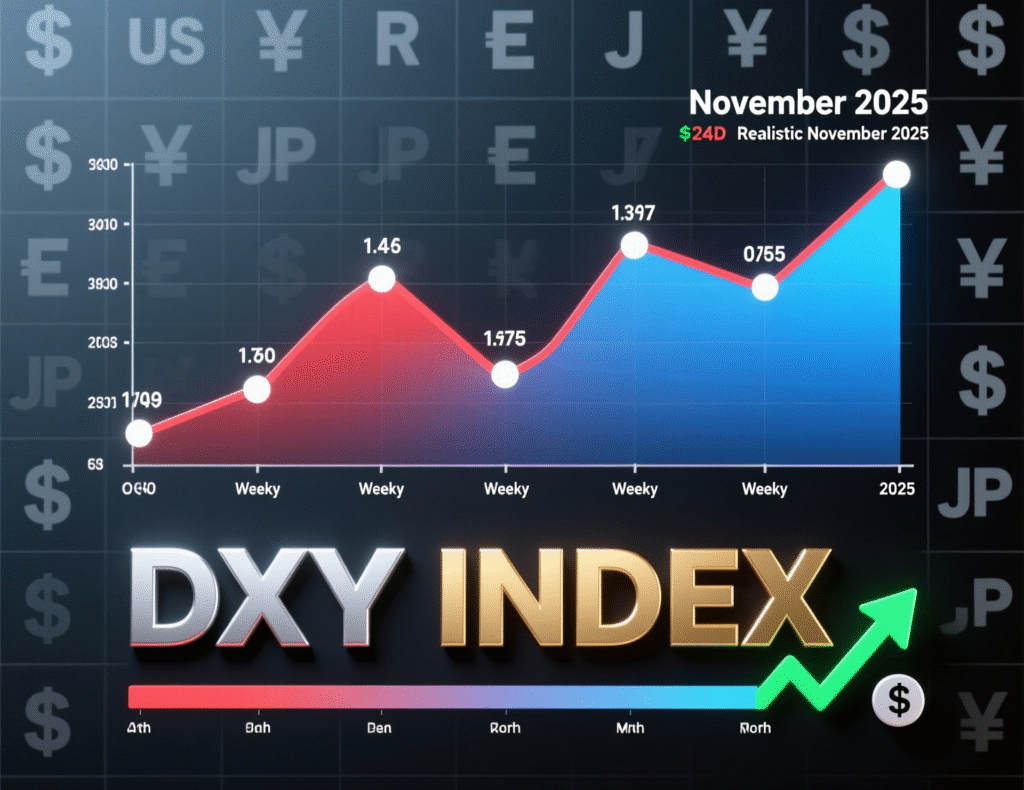 “U.S. dollar index consolidating in early November 2025”
