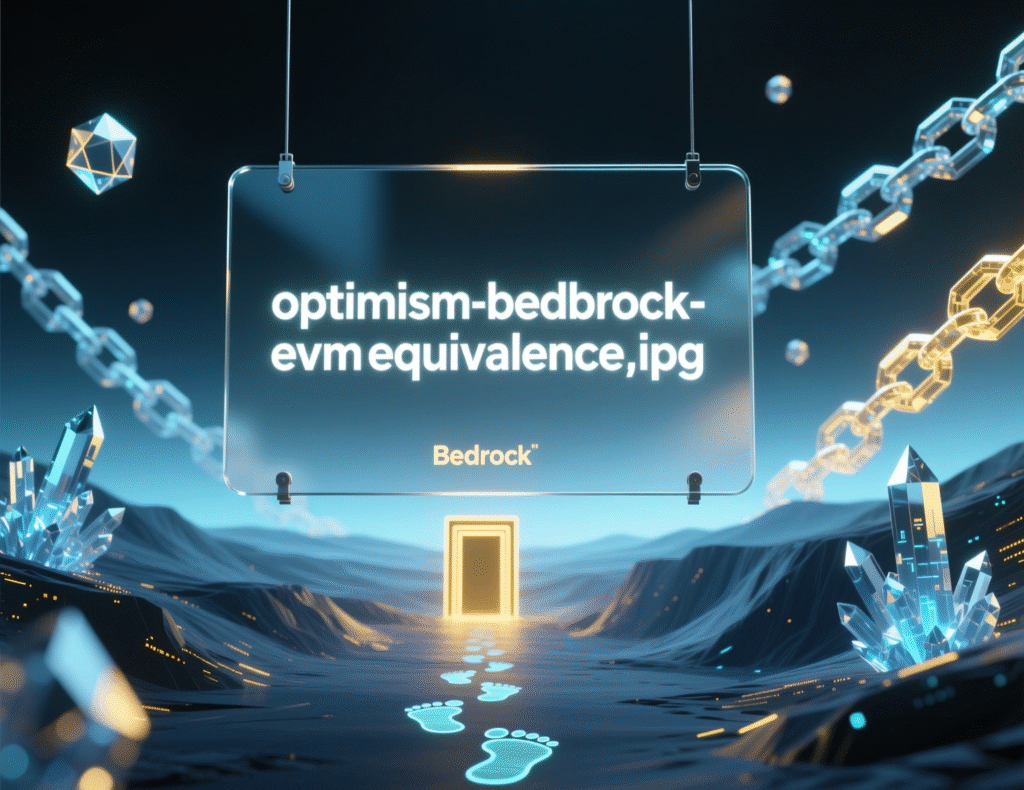 Optimism Bedrock EVM-equivalence diagram (Ethereum Layer 2 Upgrades)