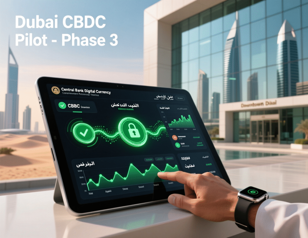 “Dubai government payments team conducting CBDC test”