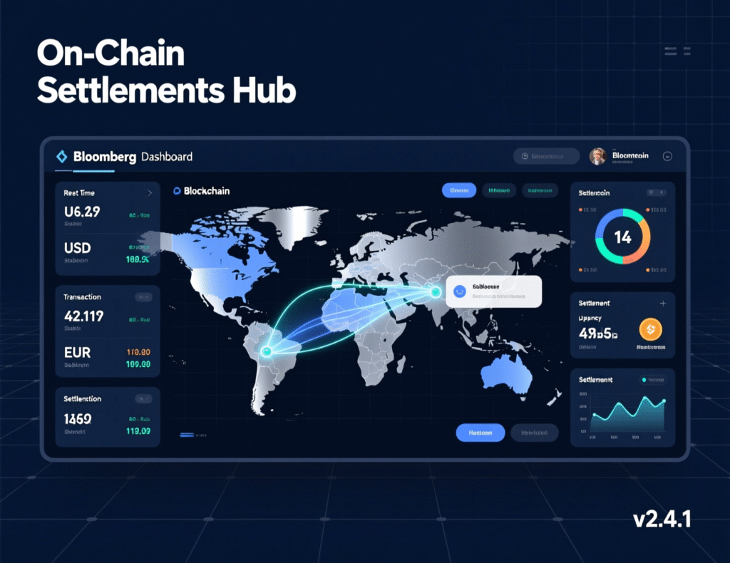 JPMorgan Rolls Out JPM Coin Leveraging Coinbase's Base: Report 3 Dashboard showing 24/7 institutional settlements