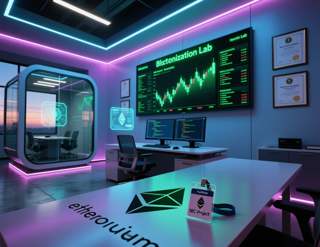 Bernstein Says U.S. Crypto Framework Positions Nation as Global Leader 2 SEC “Project Crypto” concept illustration with tokenized assets