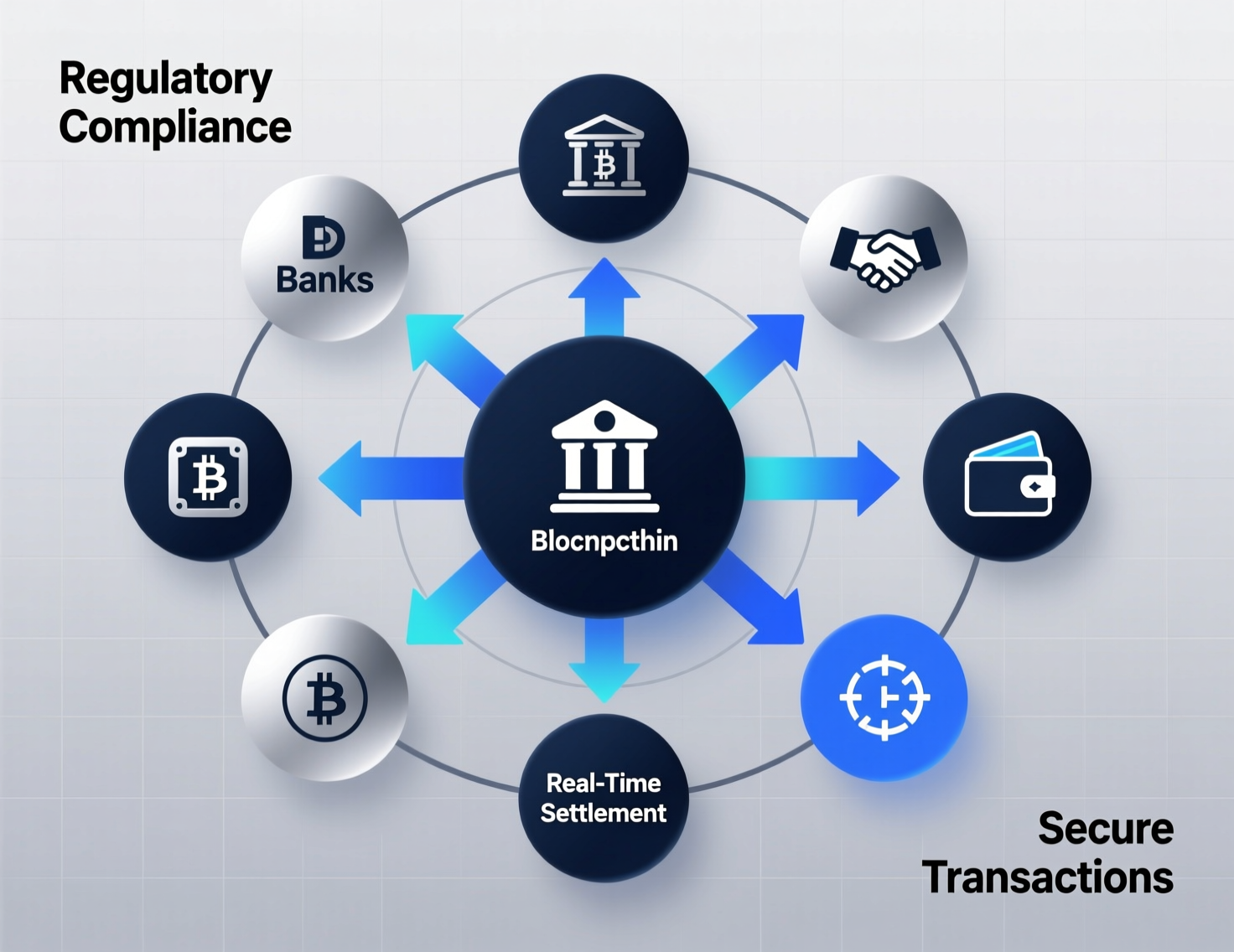 banks-partnering-with-crypto-companies-flow-diagram-image1.jpg Diagram showing how banks partnering with crypto companies route KYC/AML, execution, and custody via APIs.